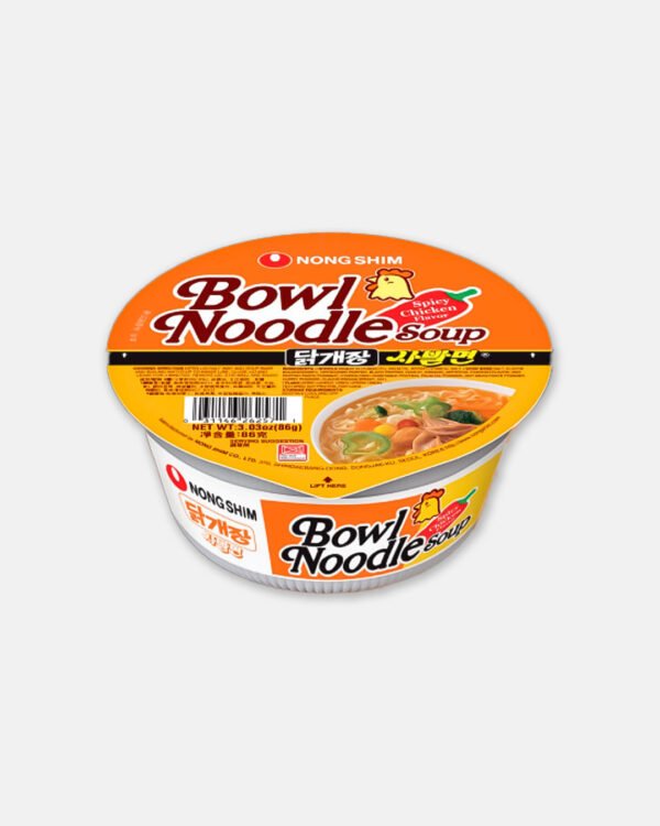 NONGSHIM BOWL NOODLE SOUP - SPICY CHICKEN