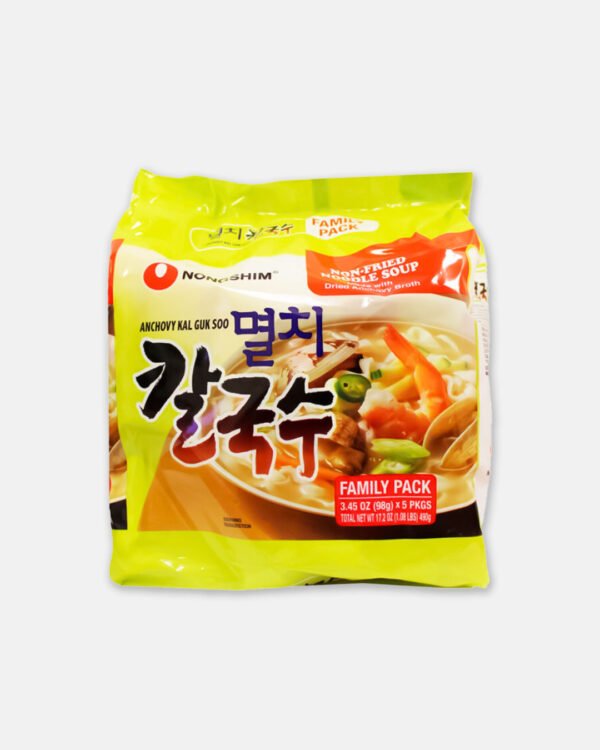 NONGSHIM ANCHOVY KAL GUK SOO x 5 un.