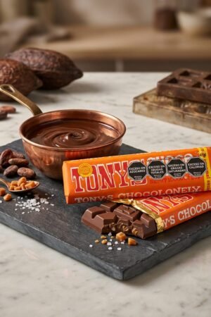 TONY’S CHOCOLONELY CHOCOLATE CON CARAMELO Y SAL - 50gr