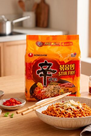 NONGSHIM SHIN STIR FRY CHEESE x 4 un.