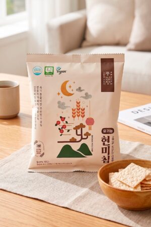 POONGSIMDANG CHIPS/GALLETAS DE ARROZ INTEGRAL VEGANAS