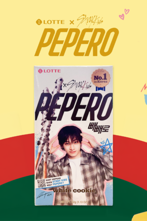 Pepero x Sray Kids - Sabor White cookies