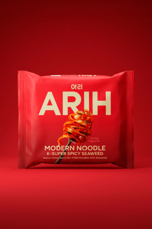 ARIH RAMEN MODERN NOODLE SUPER SPICY SEAWEED