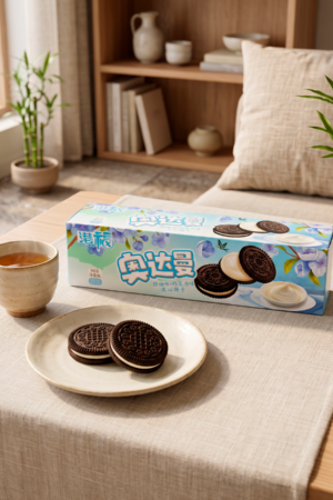 Gang Fu Aodaman – Galletitas de chocolate rellenas sabor Crema