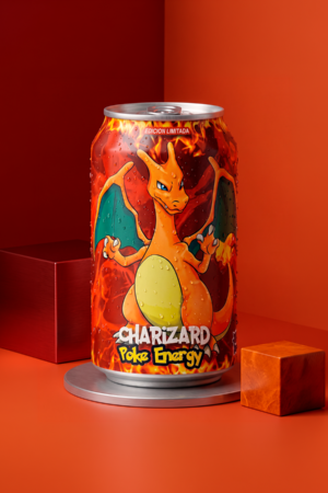 Poke Energy Pokémon – Bebida Energizante - CHARIZARD