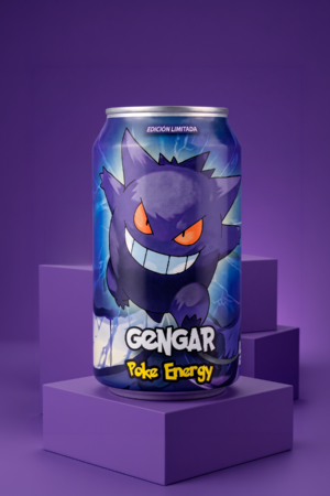Poke Energy Pokémon – Bebida Energizante - GENGAR